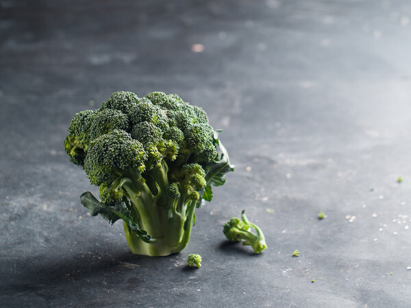 Fresh green broccoli 