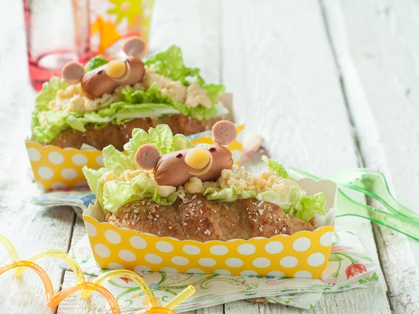 Delicious sandwiches — Stock Photo, Image