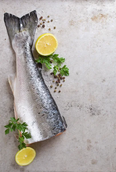 Verse zalm — Stockfoto