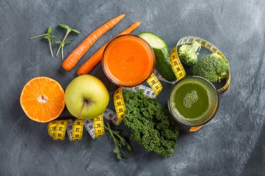 taze meyve ve sebze suyu