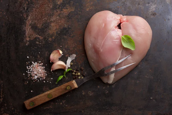 Raw chicken breast — Stock Photo, Image