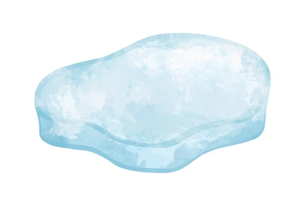 Clipart Témpano Hielo Dibujado Mano Aislado Hielo Ilustración Del Stock — Foto de Stock