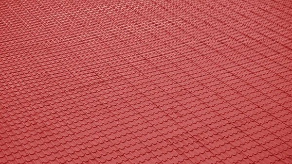 Red Roof Tile Texture — Stock Photo, Image