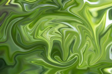 Abstract green liquid marble background with green texture for design.