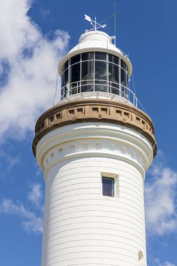 Avustralya 'nın Yeni Güney Galler bölgesindeki Norah Head' deki deniz feneri.