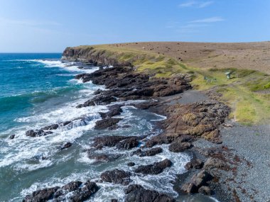 Avustralya 'da Yeni Güney Galler' in güneyindeki Kiama 'daki sahil koyunda.