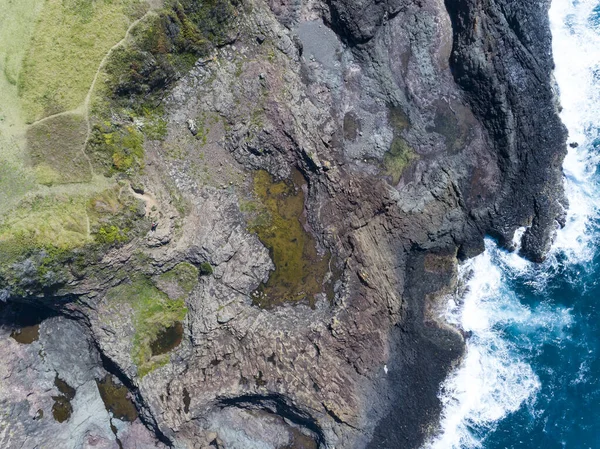 Vista Aérea Las Rocas Kaleula Head Kiama Costa Sur Nueva — Foto de Stock