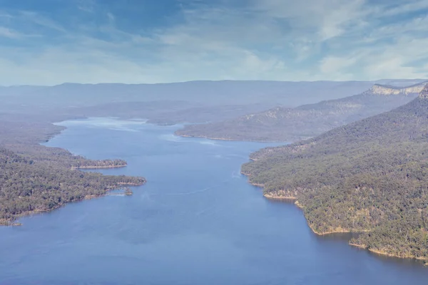 Aerial View Lake Burragorang Sydney Regional New South Wales Australia — Stock Photo, Image