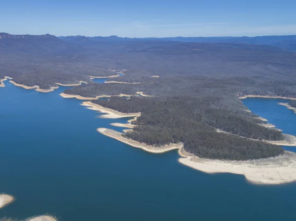 Flygfoto Över Sjön Burragorang Nära Sydney Regionala New South Wales — Stockfoto