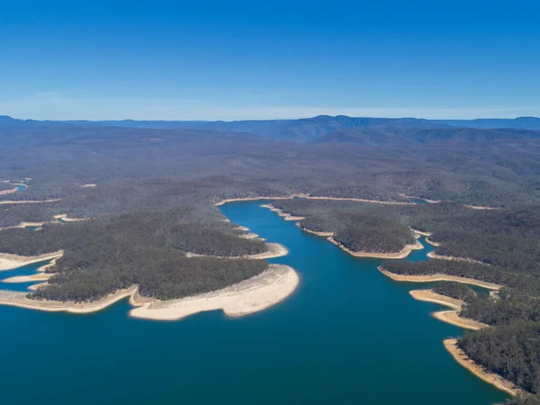 Flygfoto Över Sjön Burragorang Nära Sydney Regionala New South Wales — Stockfoto