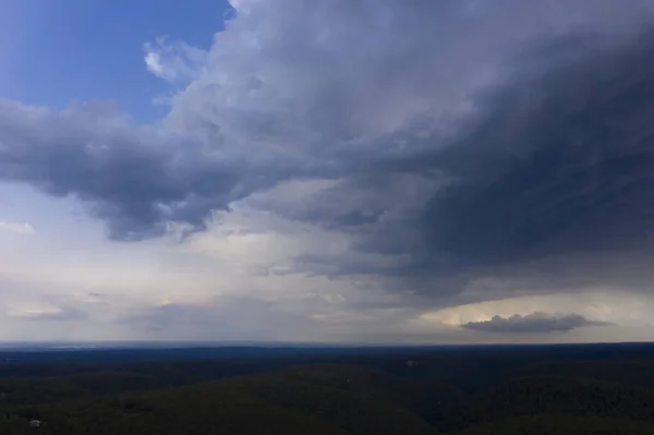 Orage Violent Pluie Dans Grand Bassin Sydney Dans Région Nouvelle — Photo