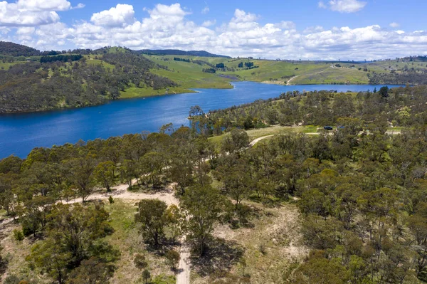 Aerial View Recreational Lake Lyell Lithgow Regional New New South — Stock Photo, Image