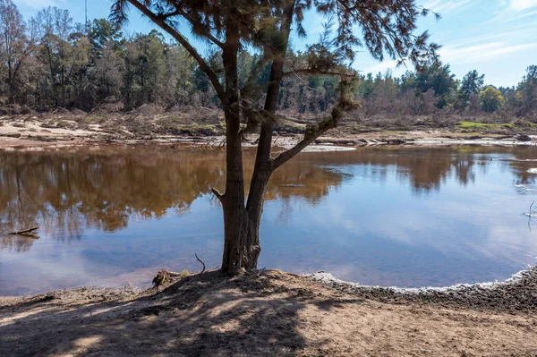 Drone Flygfoto Grose River Efter Allvarliga Översvämningar Yarramundi Reserve Hawkesbury — Stockfoto