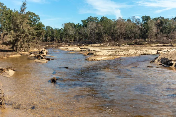 Fotografering Grose River Efter Allvarliga Översvämningar Yarramundi Reserve Hawkesbury Regionen — Stockfoto