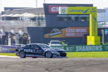 BATHURST, NEW SOUTH WALES, AUSTRALIA - 12 Ekim 2025: Cameron Hill Matt Stone Yarış Chevrolet Camaro 'suyla Panorama Motor Yarış Pisti' nde Bathurst 1000.