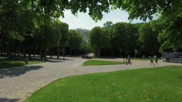 Wersal Fransa Mayıs 2021 Hyperlapse Marie Antoinette Deki Versailles Bahçeleri — Stok video