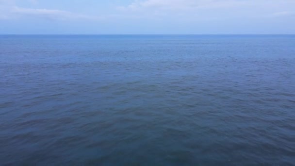 Scenico Filmato Aereo Oceano Calmo — Video Stock