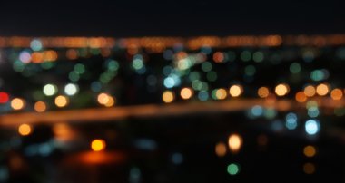 Renkli bir bokeh 