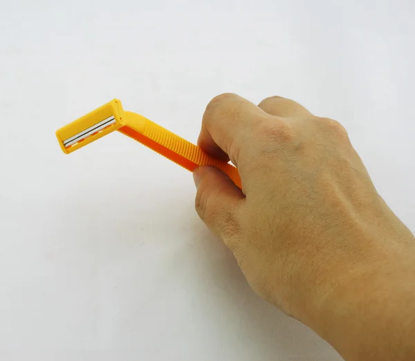 Blade for shaving on white background — Stock Photo, Image