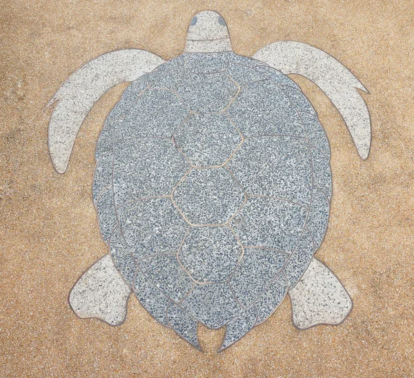 Terrazzo golv, mönstrade sköldpadda — Stockfoto