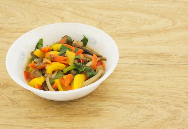 Vegetarian food on table — Stock Photo, Image