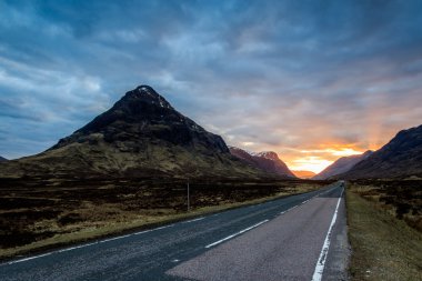 Glencoe günbatımı