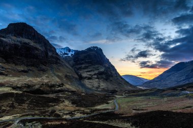 Glencoe günbatımı