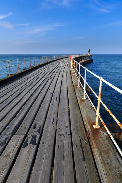 Whitby Pier — Stock Photo, Image
