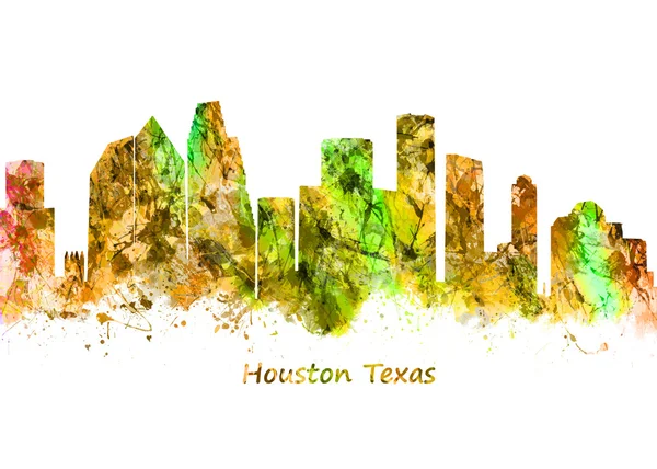 Houston horizonte de Texas —  Fotos de Stock
