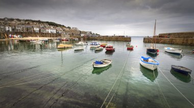 Mousehole cornwall İngiltere'de