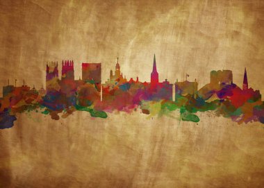 York skyline İngiltere