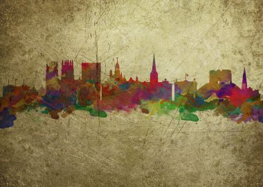 York skyline İngiltere