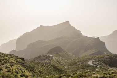 Volkanik manzara, Teide Ulusal Parkı, Tenerife, İspanya