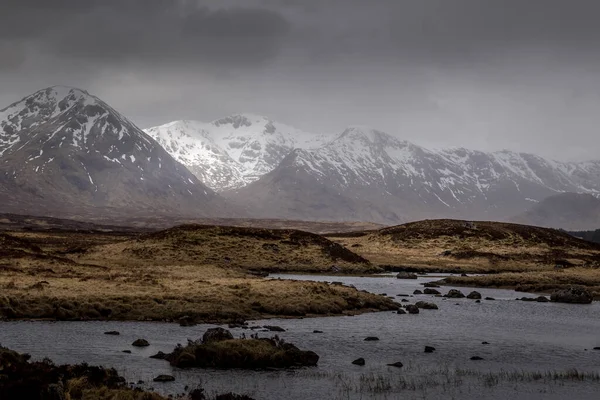 Rannoch Moorlandschaft Schottische Highlands Vereinigtes Königreich — Stockfoto