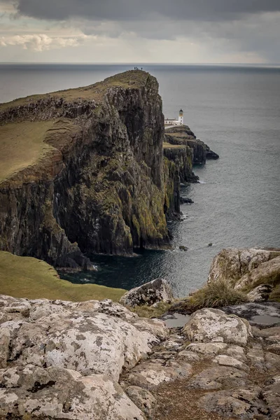 Neist Point Lighthouse Isle Skye Schotland Verenigd Koninkrijk — Stockfoto