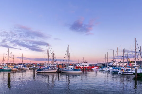 Immagine Del Porto Scarborough Scattata Tramonto — Foto Stock