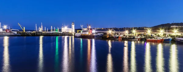 Imagem Porto Scarborough Obtida Após Pôr Sol — Fotografia de Stock