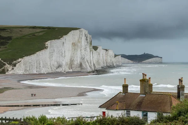 Seven Sisters Series Chalk Cliffs English Channel Form Part South — Stock Photo, Image