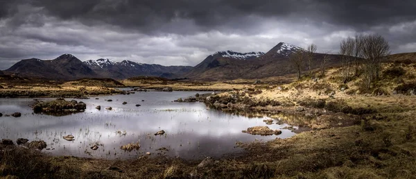 Rannoch Moor Manzarası Skoçya Dağları Ngiltere — Stok fotoğraf