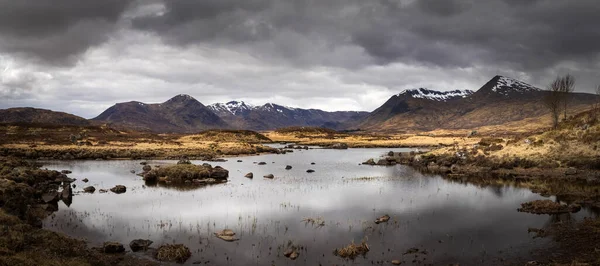 Rannoch Moor Landscape Scottish Highlands Reino Unido — Fotografia de Stock