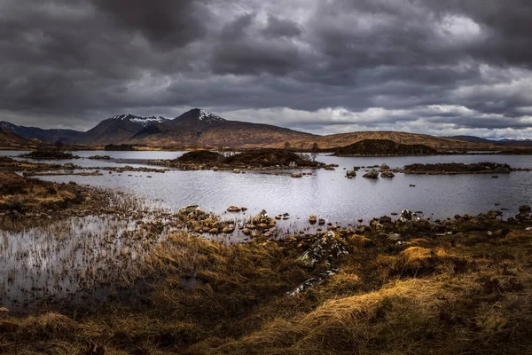 Rannoch Moorlandschaft Schottische Highlands Vereinigtes Königreich — Stockfoto