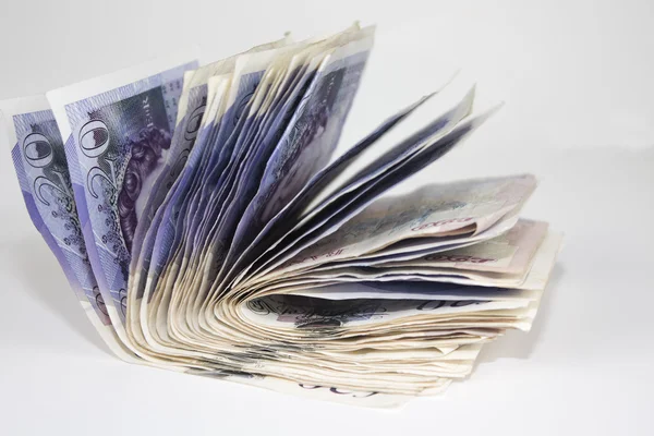 Twenty Pound Notes — Stock Photo, Image