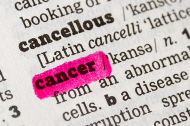 Kanser sözlük tanımı