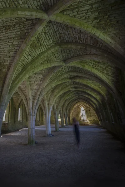 Fontány opatství cellarium Duch — Stock fotografie