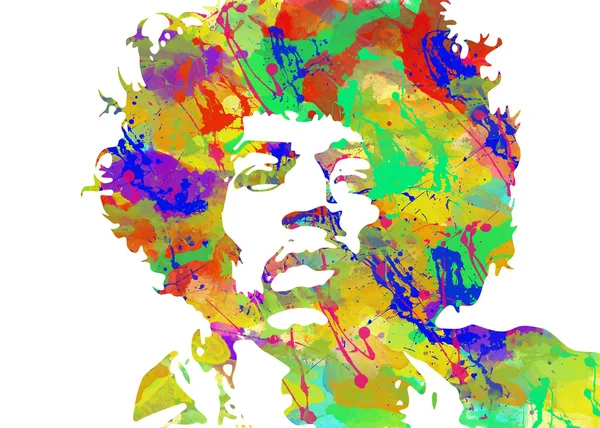 Jimi Hendrix — Stockfoto