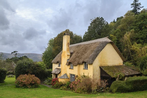 Çatı thatched yazlık — Stok fotoğraf