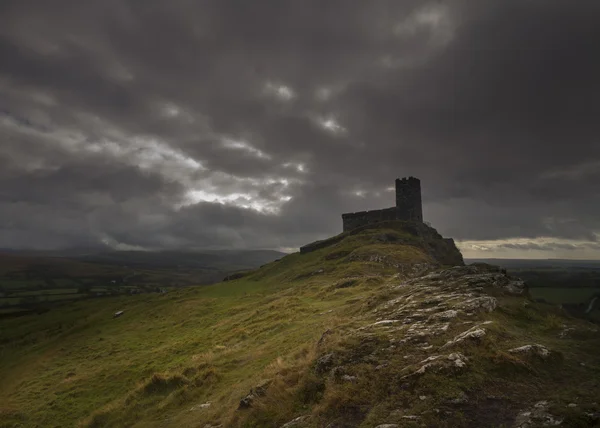 Brentor kerk gothic — Stockfoto