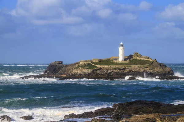 Leuchtturm von Godrevy — Stockfoto