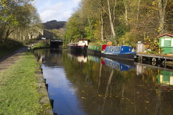 Autumn on the canal — Stock Photo, Image