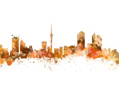 Auckland Yeni Zelanda manzarası